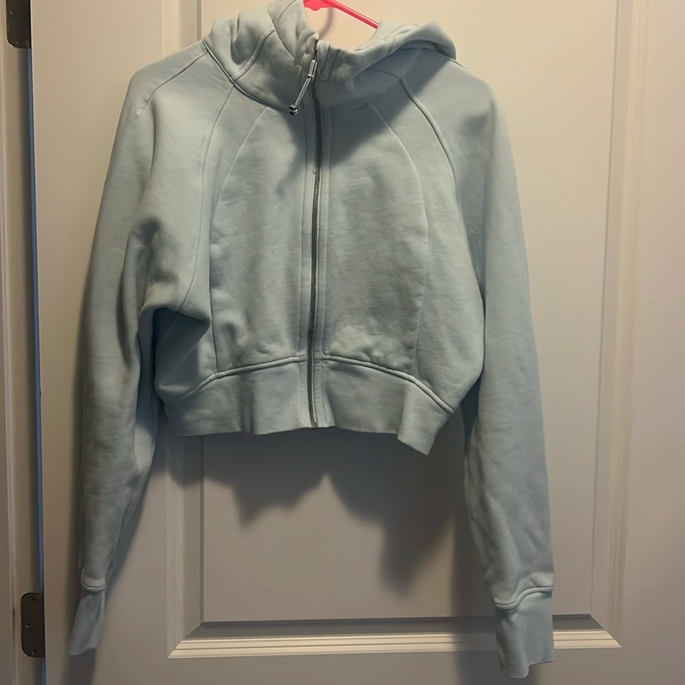 Lululemon crop scuba hoodie
